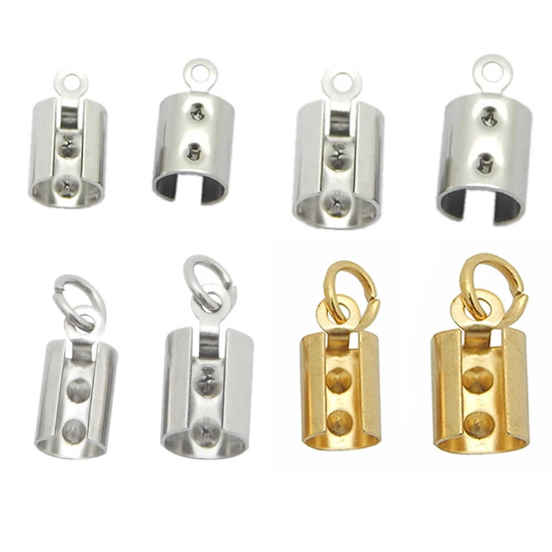 50pcs/lot Hole Size 2.4mm/3.5mm/4.5mm/6mm Stainless Steel Clasps Connector Fit Bracelet Necklace Clasps Jewelry Making Findings
50pcs/lot Hole Size 2.4mm/3.5mm/4.5mm/6mm Stainless Steel Clasps Connector Fit Bracelet Necklace Clasps Jewelry Making Findings