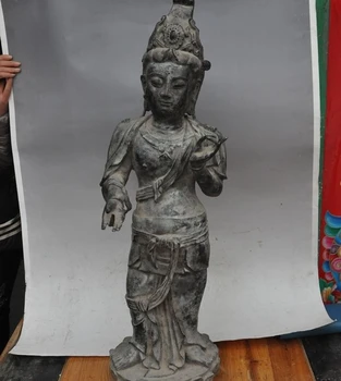 33" tibet buddhism pure purple copper fane joss Kwan-Yin Guan Yin buddha statue
33" tibet buddhism pure purple copper fane joss Kwan-Yin Guan Yin buddha statue