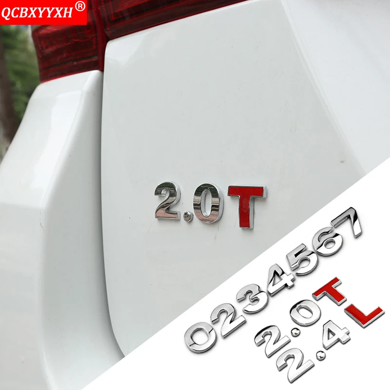 Car-styling Metal 3D 1.4 1.5 1.6 1.8 2.0 2.4 L T Car Turbo Engine Rear Trunk Emblem Badge Decals Auto Tail Sticker Accessories
Car-styling Metal 3D 1.4 1.5 1.6 1.8 2.0 2.4 L T Car Turbo Engine Rear Trunk Emblem Badge Decals Auto Tail Sticker Accessories