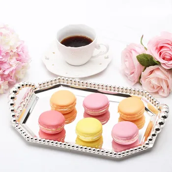Octagon Dessert Plates with Beads Silver/Golden Cake Decorating Plate Snack Tray Fruit Plates Wedding Cake Decoration
Octagon Dessert Plates with Beads Silver/Golden Cake Decorating Plate Snack Tray Fruit Plates Wedding Cake Decoration