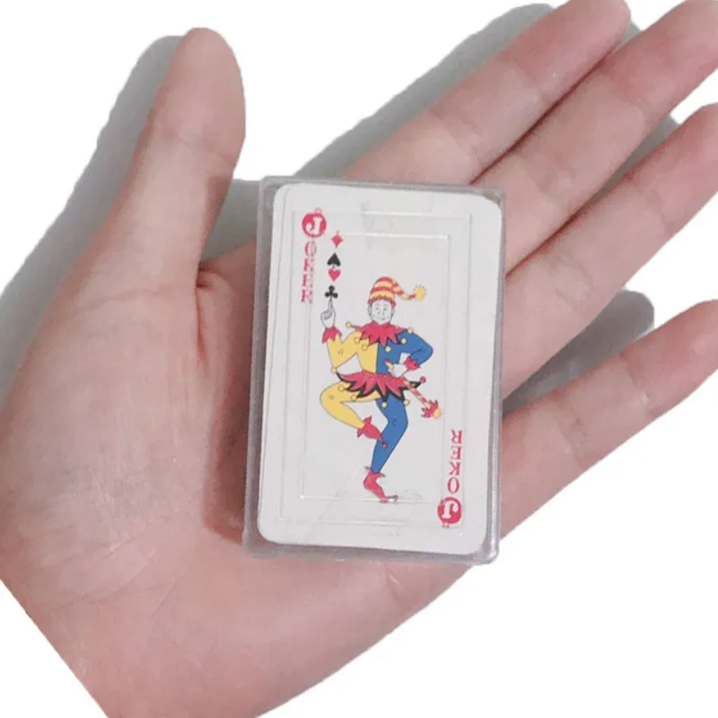 Outdoor Travel Portable Small Playing Card Transparent Hard Plastic Boxed Package Paper Mini Board Game Poker
Outdoor Travel Portable Small Playing Card Transparent Hard Plastic Boxed Package Paper Mini Board Game Poker