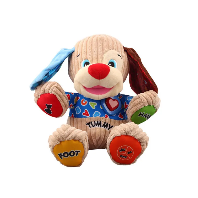 25cm Baby Bilingual Learning Toys Infant Cute Animal Dog Music Letter Name Color Early Learning Plush Toys Mobile Phone Straps
25cm Baby Bilingual Learning Toys Infant Cute Animal Dog Music Letter Name Color Early Learning Plush Toys Mobile Phone Straps