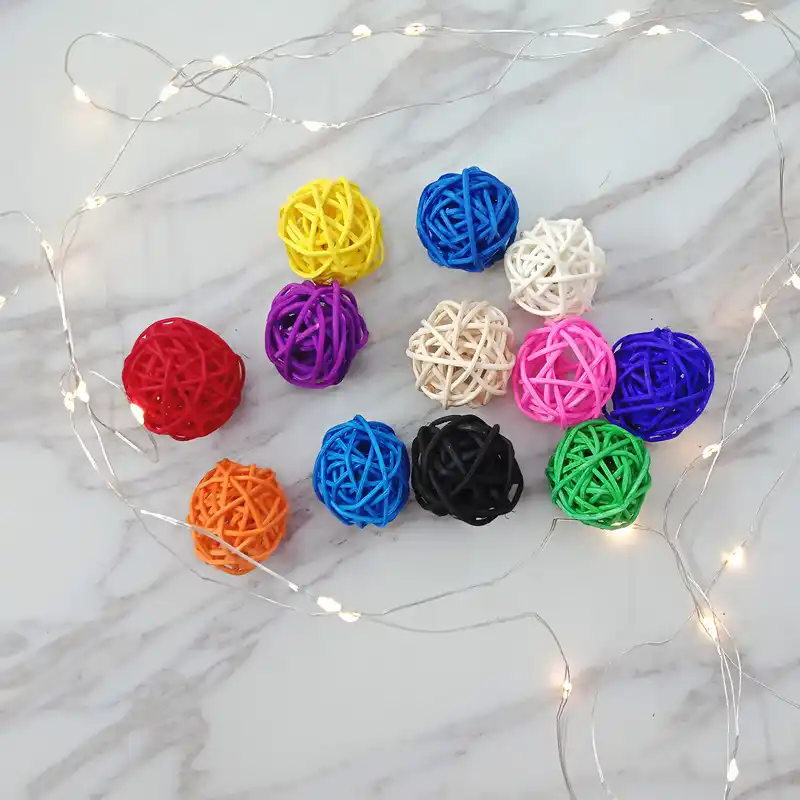 3cm Artificial Natural Grass Ball Wedding Birthday Party