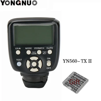 YONGNUO YN560-TX II YN560TX II Wireless Manual Flash Transmitter Trigger Controller for Canon Nikon YN560IV YN660 968N YN860Li
YONGNUO YN560-TX II YN560TX II Wireless Manual Flash Transmitter Trigger Controller for Canon Nikon YN560IV YN660 968N YN860Li