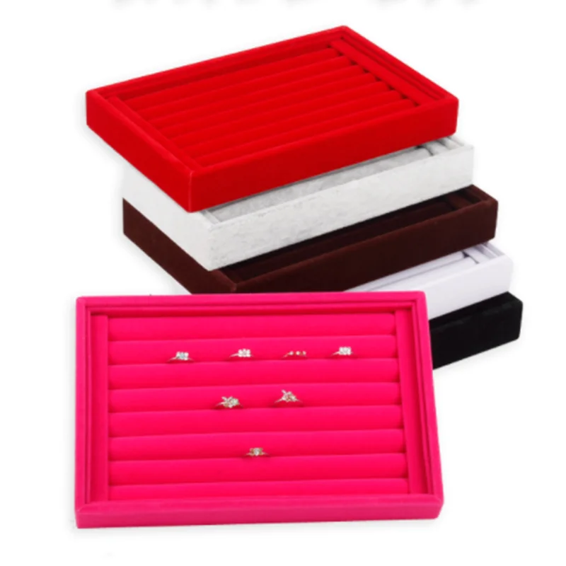 Velvet Portable Jewelry Ring Earring Insert Display Cufflinks Organizer Box Wooden Flat Stackable Tray Holder Storage Showcase
Velvet Portable Jewelry Ring Earring Insert Display Cufflinks Organizer Box Wooden Flat Stackable Tray Holder Storage Showcase
