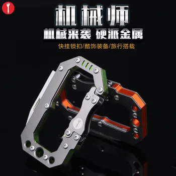 Outdoor multifunction carabiner camp hike edc tool keychain knife mountaineering buckle hook high quality
Outdoor multifunction carabiner camp hike edc tool keychain knife mountaineering buckle hook high quality