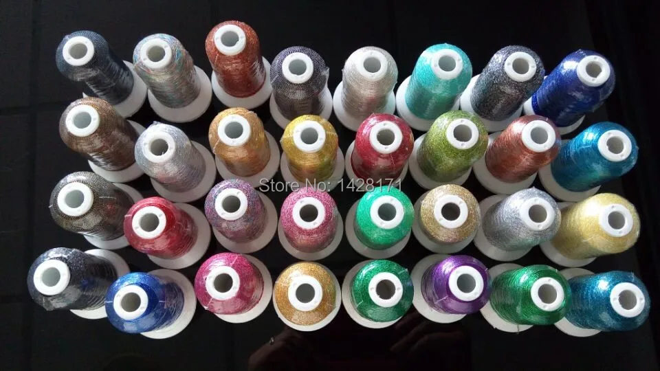 Simthread Brand hot selling Madeira popular colors 35 pieces 500m metallic embroidery thread with free shipping.
Simthread Brand hot selling Madeira popular colors 35 pieces 500m metallic embroidery thread with free shipping.