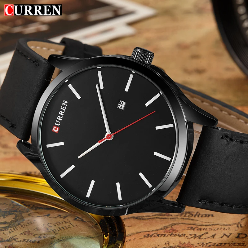 Relogio Masculino CURREN Fashion Sport Wrist Watch Men Watch Leather Mens Watch Men Complete Calendar Watches Clock reloj hombre
Relogio Masculino CURREN Fashion Sport Wrist Watch Men Watch Leather Mens Watch Men Complete Calendar Watches Clock reloj hombre