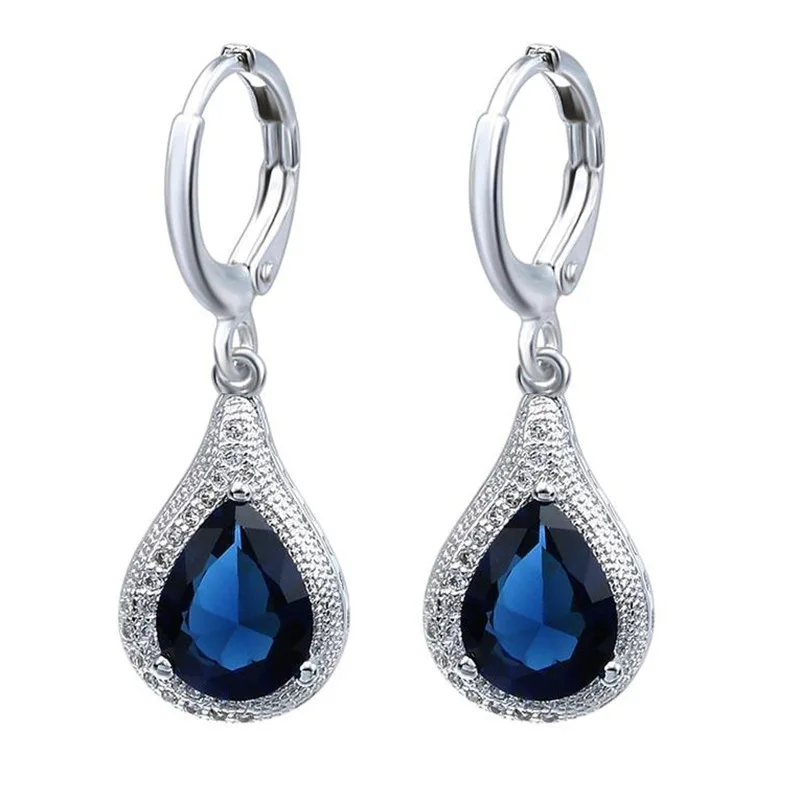 2018 New Water Drop CZ Jewelry Sterling Silver Earrings Wedding Jewelry For Women Wedding Party Gift boucle d'oreille femmes
2018 New Water Drop CZ Jewelry Sterling Silver Earrings Wedding Jewelry For Women Wedding Party Gift boucle d'oreille femmes