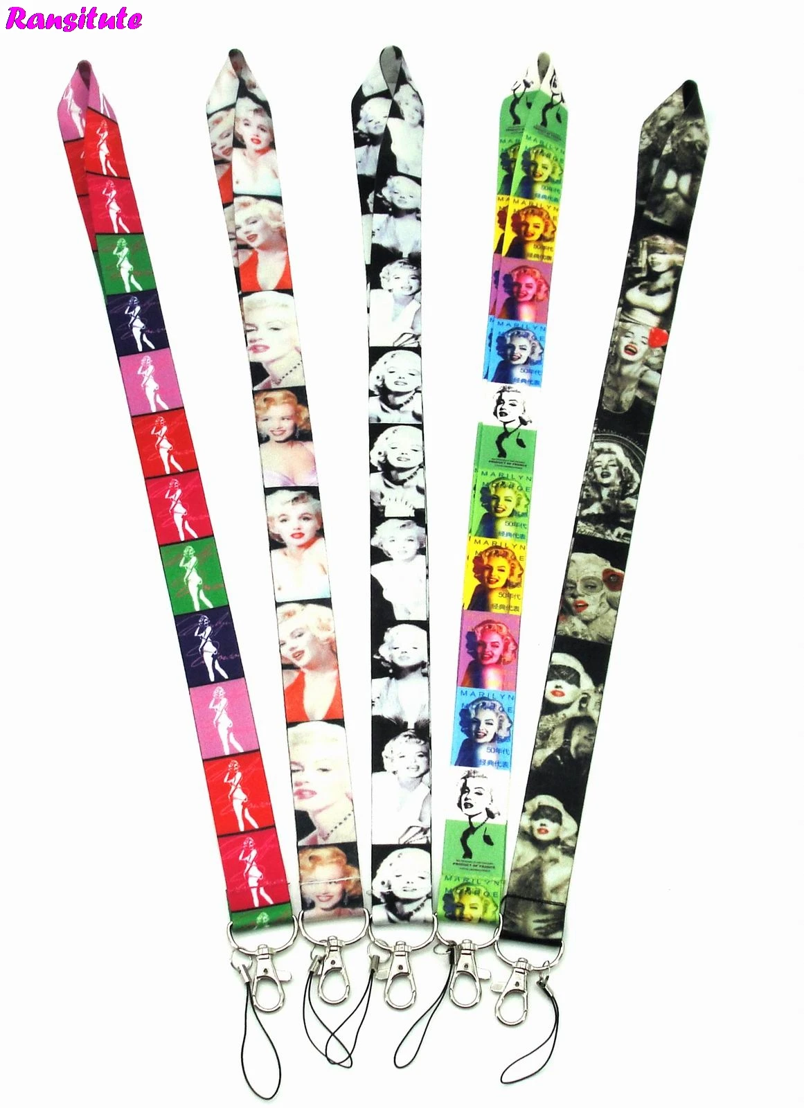 Ransitute R414 Marilyn Monroe keys ID Card Gym Mobile Phone Straps USB badge Holder DIY Phone Hang Rope Lanyard
Ransitute R414 Marilyn Monroe keys ID Card Gym Mobile Phone Straps USB badge Holder DIY Phone Hang Rope Lanyard