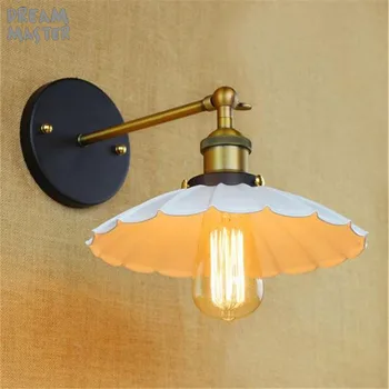 Vintage American Country Style White metal Lampshade Industrial Retro Black Base Wall Lamp Light Warehouse Sconce besta de caca
Vintage American Country Style White metal Lampshade Industrial Retro Black Base Wall Lamp Light Warehouse Sconce besta de caca
