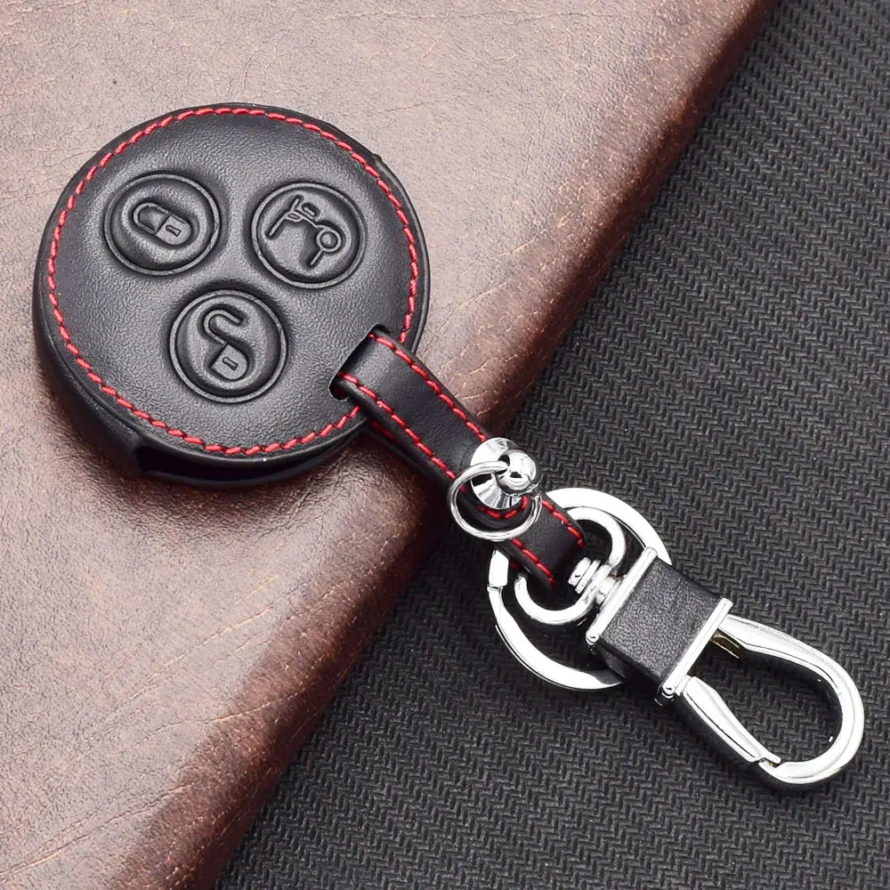 6 Mercedes Benz Smart Fortwo Forfour City leather car key case cover
