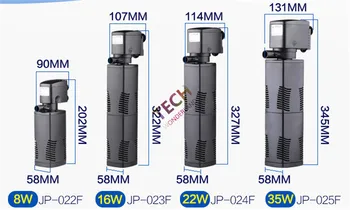 Sunsun 8W 16W 22W 35W JP-022F JP-023F JP-024F JP-025F 600/1000/1200/1600L/H Internal Filter Submersible Oxygen Pump
Sunsun 8W 16W 22W 35W JP-022F JP-023F JP-024F JP-025F 600/1000/1200/1600L/H Internal Filter Submersible Oxygen Pump