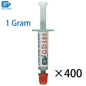 GD380 Thermal Conductive Grease Paste Silicone Plaster Heat Sink Compound Gray 400 Pieces Net Weight 1 Gram Blister Packing SSY1
GD380 Thermal Conductive Grease Paste Silicone Plaster Heat Sink Compound Gray 400 Pieces Net Weight 1 Gram Blister Packing SSY1