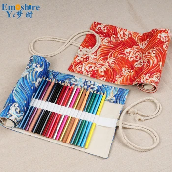 Creative Color Pencil Storage Box Canvas Pen Box Pencil Case Large Capacity Sketch Color Lead Pencil Case Pencil Wrap B377
Creative Color Pencil Storage Box Canvas Pen Box Pencil Case Large Capacity Sketch Color Lead Pencil Case Pencil Wrap B377