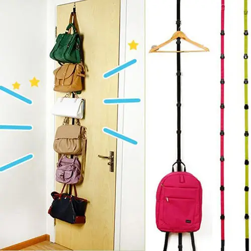 Popular Adjustable Straps Hat Bag Coat Clothes Rack Organizer Storage Holders Hanger Over The Door Kitchen Cabinet Cupboard
Popular Adjustable Straps Hat Bag Coat Clothes Rack Organizer Storage Holders Hanger Over The Door Kitchen Cabinet Cupboard
