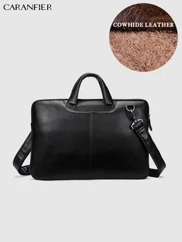 CARANFIER Mens Briefcases Shoulder Crossbody Bags Genuine Cowhide Leather Business Handbags Zipper Laptop Computer Travel Bags
CARANFIER Mens Briefcases Shoulder Crossbody Bags Genuine Cowhide Leather Business Handbags Zipper Laptop Computer Travel Bags