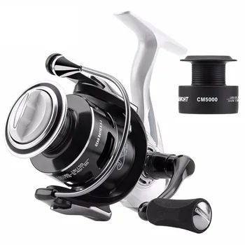 New Spinning Reel CM II 2000 3000 4000 5000 Max Drag 13Kg 9+1BB 5.5:1 Carbon Drag Spinning Fishing Reel for Carp Fishing
New Spinning Reel CM II 2000 3000 4000 5000 Max Drag 13Kg 9+1BB 5.5:1 Carbon Drag Spinning Fishing Reel for Carp Fishing