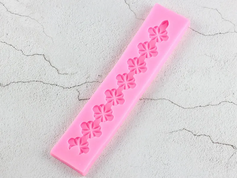 Flower Lace Mold Cake Border Decoration Tools Fondant Cake Baking Mold Food Grade Silicone Mat Mold Flower Lace Mold Cake Border Decoration Tools Fondant Cake Baking Mold Food Grade Silicone Mat Mold
