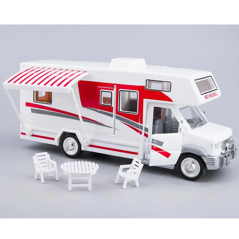 1:28 1:32 RV Furniture Assembled Motorhome Recreational Vehicle Pull-back Sound and Light Alloy Metal RV Diecast Toy Car Gift
1:28 1:32 RV Furniture Assembled Motorhome Recreational Vehicle Pull-back Sound and Light Alloy Metal RV Diecast Toy Car Gift
