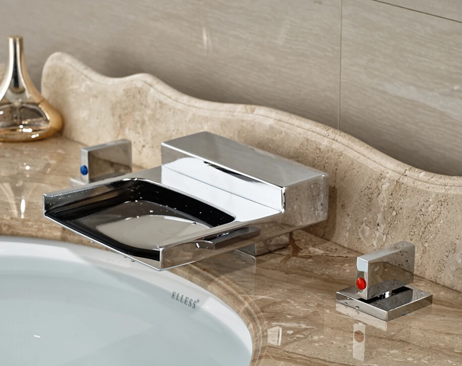 Modern Chrome Finished Deck Mounted Shower Faucet Bathroom Basin Faucet Mixer Tap With Double Handle
Modern Chrome Finished Deck Mounted Shower Faucet Bathroom Basin Faucet Mixer Tap With Double Handle