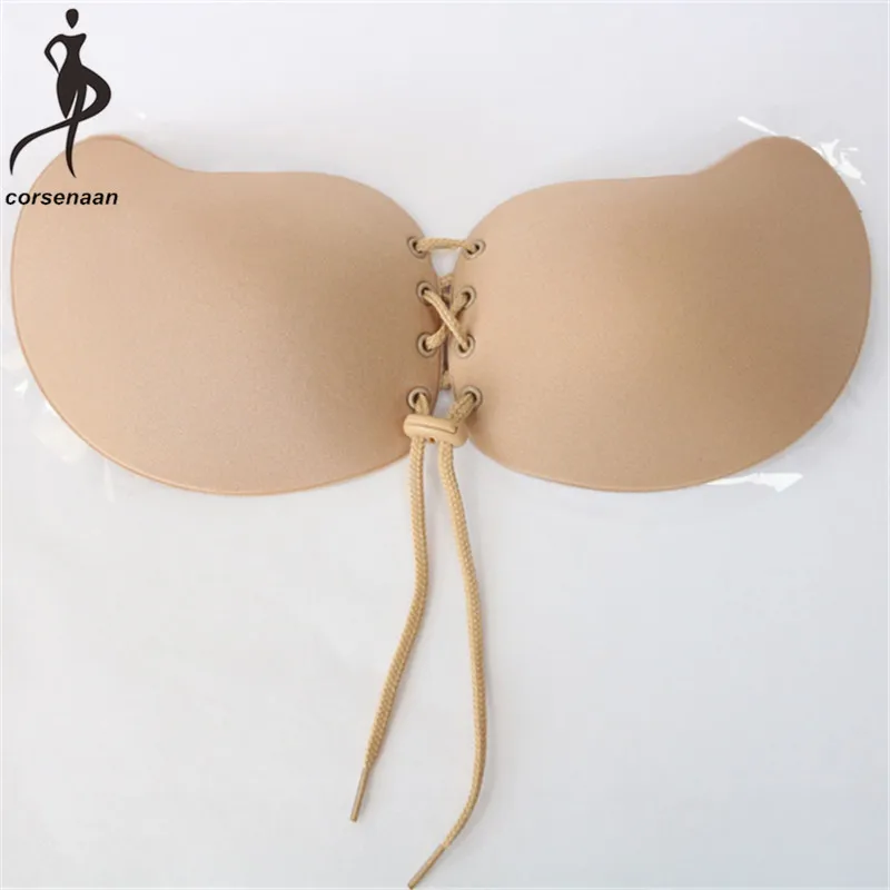 Women's Silicone Strapless Backless Reusable Sexy Seamless Deep V-shaped Adhesive Invisible Push-up Bra Self Adhesive Bra 9003#
Women's Silicone Strapless Backless Reusable Sexy Seamless Deep V-shaped Adhesive Invisible Push-up Bra Self Adhesive Bra 9003#