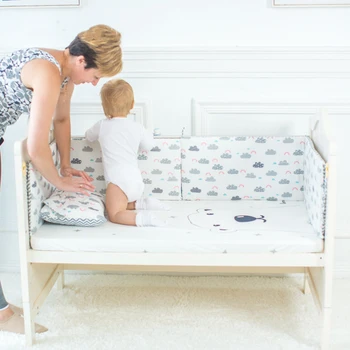 2pcs/Set Baby Crib Bed Thicken Bumpers Cotton Cartoon Bed Safety Around Cushion Cot Protector Pillows Newborns Bumper Room Decor
2pcs/Set Baby Crib Bed Thicken Bumpers Cotton Cartoon Bed Safety Around Cushion Cot Protector Pillows Newborns Bumper Room Decor