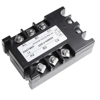 Solid State Relay AC-AC SSR-3A4810A 25A 40A 60A 80A 100A 90-280VAC TO 30-480VAC Load Three Phase for Temperature Control Sale
Solid State Relay AC-AC SSR-3A4810A 25A 40A 60A 80A 100A 90-280VAC TO 30-480VAC Load Three Phase for Temperature Control Sale
