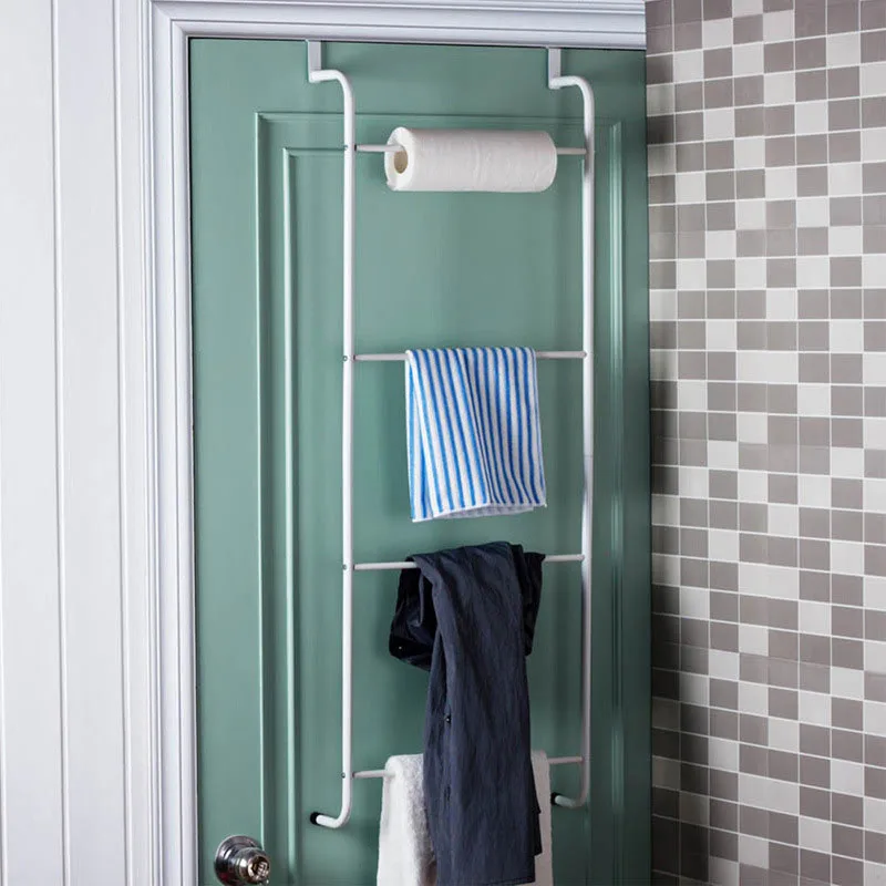 Actionclub New Design Multifunctional Metal 4 Layers Trapezoidal Free Punch Hanging Towel Rack Door Bathroom Storage Shelf
Actionclub New Design Multifunctional Metal 4 Layers Trapezoidal Free Punch Hanging Towel Rack Door Bathroom Storage Shelf