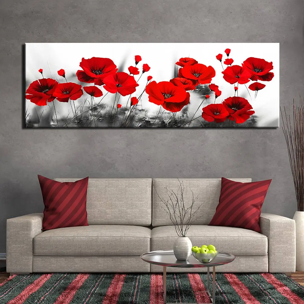 Modular printed canvas painting Picture wall abstract Red flower poster wall pictures for living room posters and prints artwork
Modular printed canvas painting Picture wall abstract Red flower poster wall pictures for living room posters and prints artwork