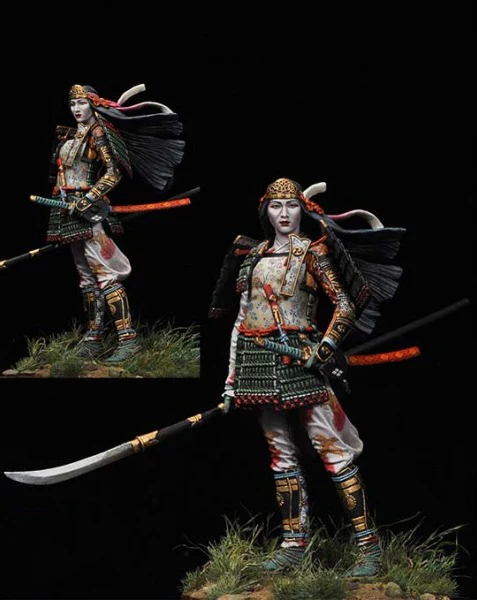 1/18 Scale 90MM Unpainted Resin Figure Japanese female warrior
1/18 Scale 90MM Unpainted Resin Figure Japanese female warrior