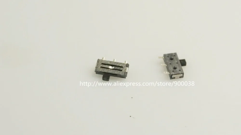 10pcs Miniature Slide Switch 3 Pin 1P2T SPDT ON-ON Right Angle SMT Surface Mount Solder PCB Board Guide Knob 1.50 mm
10pcs Miniature Slide Switch 3 Pin 1P2T SPDT ON-ON Right Angle SMT Surface Mount Solder PCB Board Guide Knob 1.50 mm