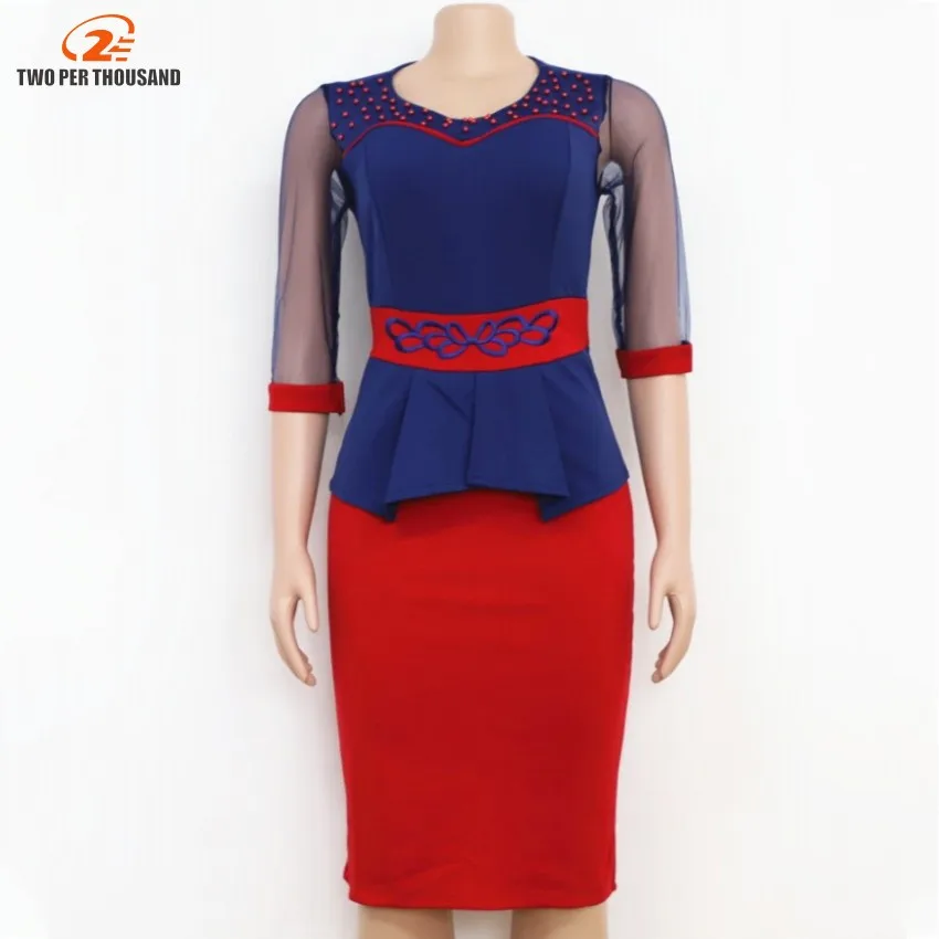 Women Mesh Pearl Embroidered Beading Midi Bodycon Office Dress 2019 Ladies Elegant Tunic Long Sleeve Female Fashion Africa Dress
Women Mesh Pearl Embroidered Beading Midi Bodycon Office Dress 2019 Ladies Elegant Tunic Long Sleeve Female Fashion Africa Dress