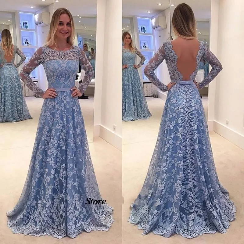 Long Sleeve Lace Prom Dress 2019 Vestido De Festa Sexy Open Back Long Evening Dresses Wear Formal Party Gown
Long Sleeve Lace Prom Dress 2019 Vestido De Festa Sexy Open Back Long Evening Dresses Wear Formal Party Gown