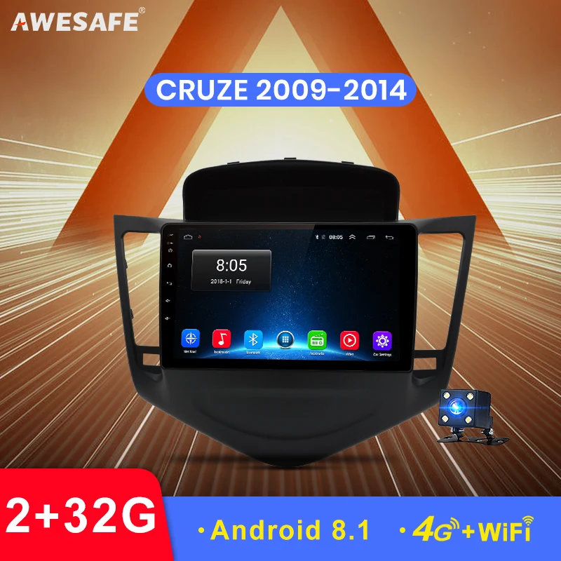 AWESAFE 2 din Android 8.1 Car Radio Multimedia video player gps navigation For Chevrolet CRUZE 2009 2010 2011 2012 2013 2014 wif
AWESAFE 2 din Android 8.1 Car Radio Multimedia video player gps navigation For Chevrolet CRUZE 2009 2010 2011 2012 2013 2014 wif