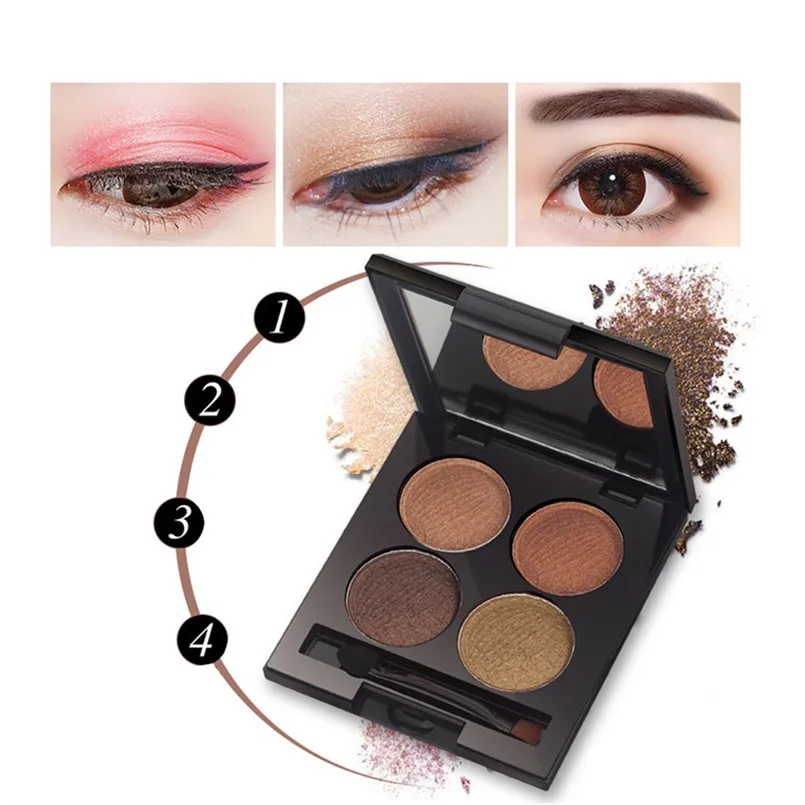2019 Color Makeup 4Color Eye Shadow Makeup Matte Pearl Light Eyeshadow Powder Makeup Tool Fashion S1
2019 Color Makeup 4Color Eye Shadow Makeup Matte Pearl Light Eyeshadow Powder Makeup Tool Fashion S1