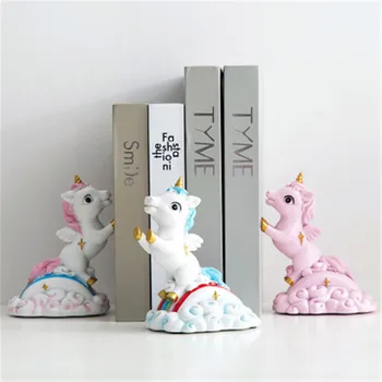 2Pcs/set Nordic Cute Unicorn Bookends Creative Resin Animal Craftwork Figurines Book End Fashion Office Desktop Decoration X2026
2Pcs/set Nordic Cute Unicorn Bookends Creative Resin Animal Craftwork Figurines Book End Fashion Office Desktop Decoration X2026
