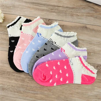 Hot Sale New Spring Summer Boat Sock Lace Shallow Mouth Heart-shaped Grain Cool Breathable Socks For Women Girls Free Shipping
Hot Sale New Spring Summer Boat Sock Lace Shallow Mouth Heart-shaped Grain Cool Breathable Socks For Women Girls Free Shipping