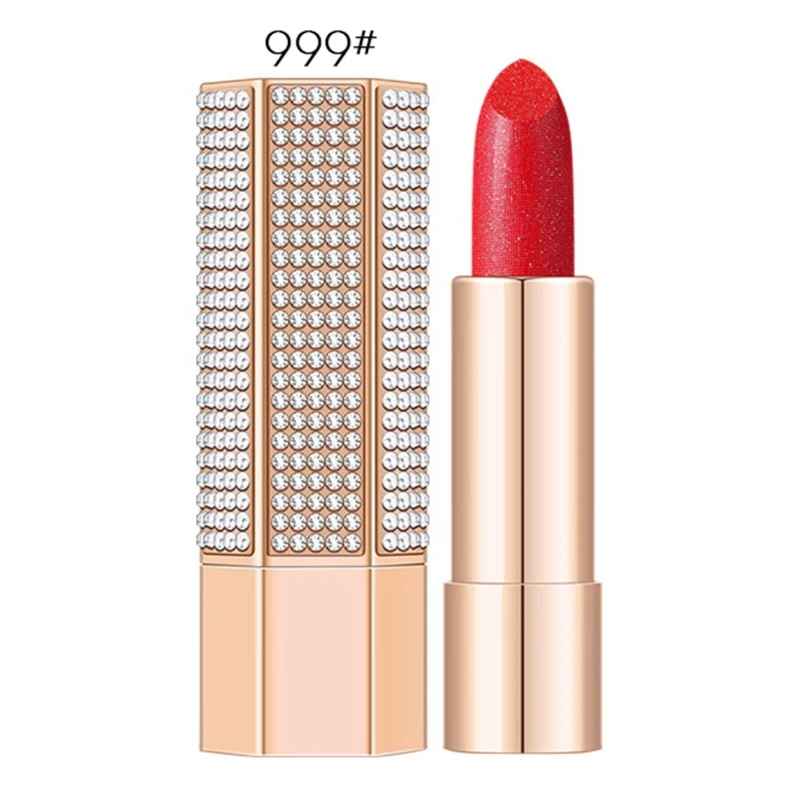 Diamond Gold Tube Waterproof Lipstick Non-Stick Cup Long-Lasting Shimmer Lipstick Make-Up Cosmetic Makeup
Diamond Gold Tube Waterproof Lipstick Non-Stick Cup Long-Lasting Shimmer Lipstick Make-Up Cosmetic Makeup