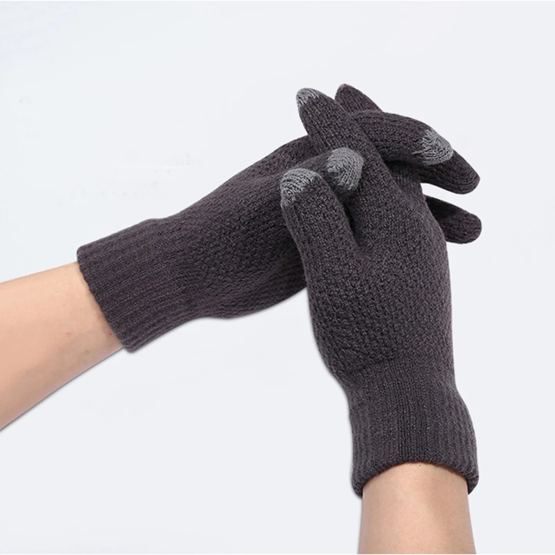 Woman Knitted Gloves Thicken Winter Warm Gloves Touch Screen Male Warm 2018 New Autumn Winter Mens Mitten Unisex Driving gloves
Woman Knitted Gloves Thicken Winter Warm Gloves Touch Screen Male Warm 2018 New Autumn Winter Mens Mitten Unisex Driving gloves