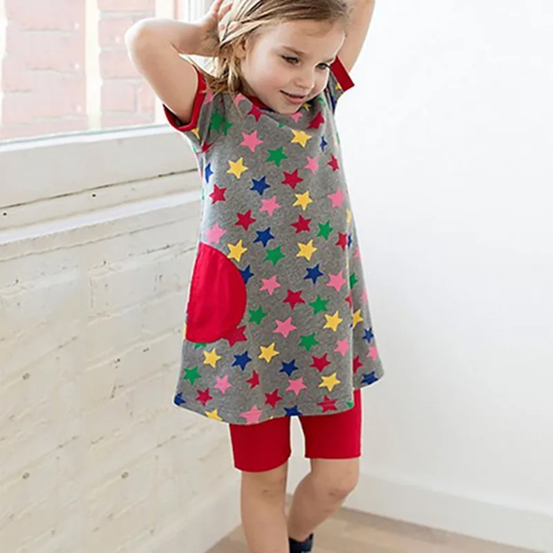 2019 star Printing princess dress 2-7T kids dresses for girls Short sleeve child dress Summer Chidlren Clothes Robe Fille
2019 star Printing princess dress 2-7T kids dresses for girls Short sleeve child dress Summer Chidlren Clothes Robe Fille