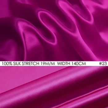 SILK STRETCH SATIN 140cm width 19momme/Pure Silk Fabric Satin+Spandex Fashion Fabric Dress Silk Wedding Fabric Hot Pink NO23
SILK STRETCH SATIN 140cm width 19momme/Pure Silk Fabric Satin+Spandex Fashion Fabric Dress Silk Wedding Fabric Hot Pink NO23
