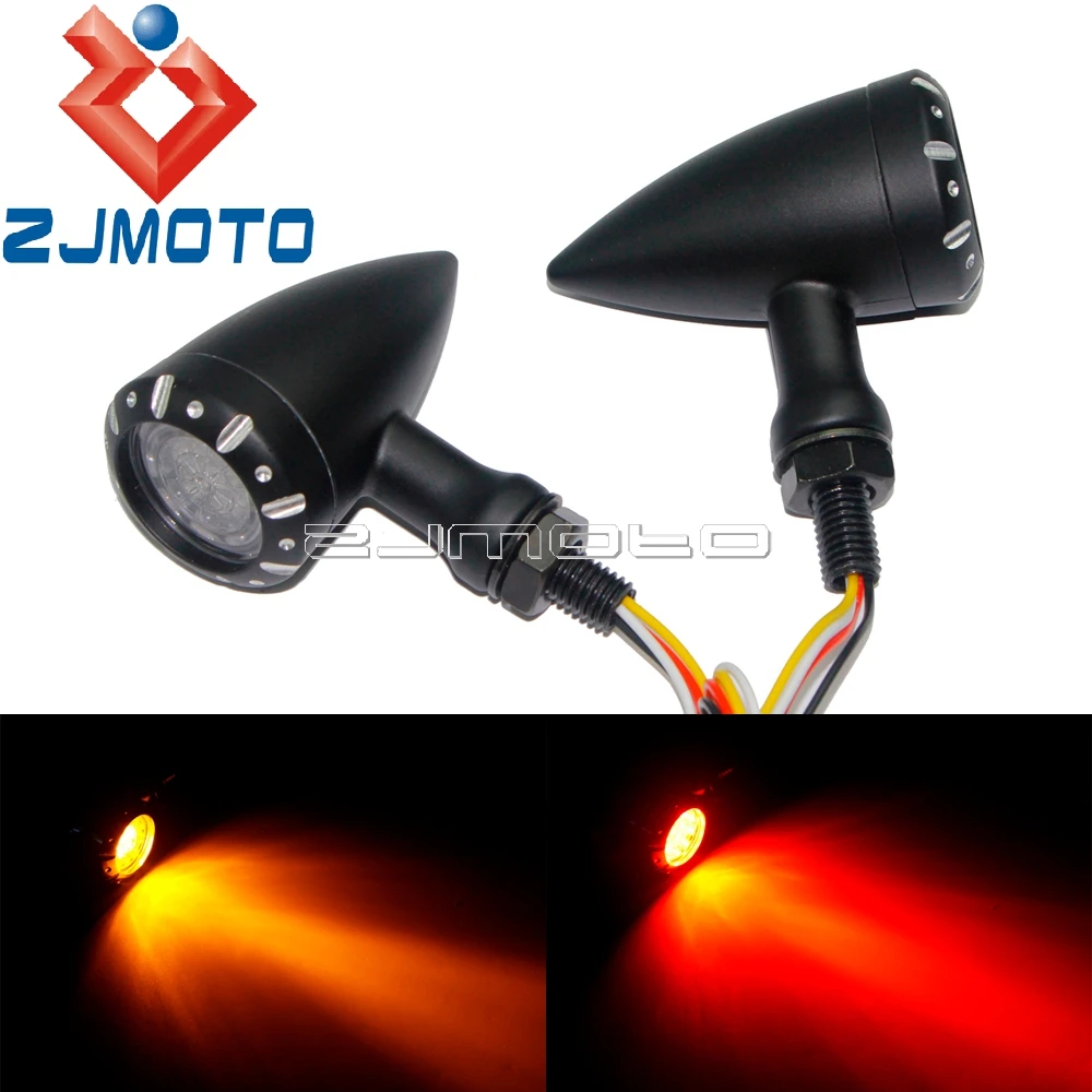 Motorcycle LED Turn Signals Brake Running Light For Harley Dyna Bobber Honda Yamaha Suzuki Kawasaki Bullet Turn Indicators Light
Motorcycle LED Turn Signals Brake Running Light For Harley Dyna Bobber Honda Yamaha Suzuki Kawasaki Bullet Turn Indicators Light