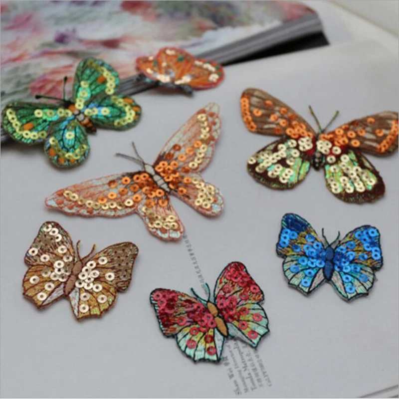 1PCS high quality yarn sequins butterfly embroidery patch Iron on patch for clothes with glue embroidery paste skirt decoration
1PCS high quality yarn sequins butterfly embroidery patch Iron on patch for clothes with glue embroidery paste skirt decoration