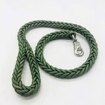 Rugged And Durable Large Dog Pet Leash Rope Pet Supplies Dog Harness 8 Strands Army Green Nylon Rope P chain
Rugged And Durable Large Dog Pet Leash Rope Pet Supplies Dog Harness 8 Strands Army Green Nylon Rope P chain