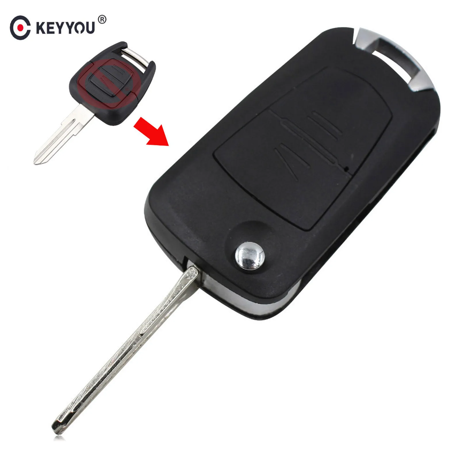 KEYYOU Replacement Shell Modified Flip Folding Key Shell Case FOB 2 Button for Opel Corsa Astra Kadett Monza No LOGO
KEYYOU Replacement Shell Modified Flip Folding Key Shell Case FOB 2 Button for Opel Corsa Astra Kadett Monza No LOGO