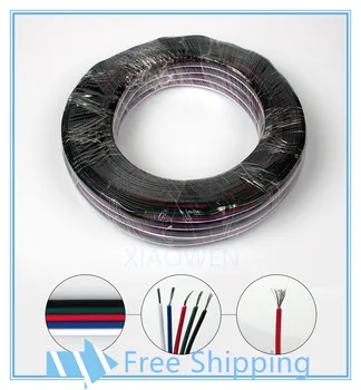 5Pin 20m 22 awg RGBW LED Extension Connector Wire Cord For LED Lighting Connector Cable for 5050 3528 Strip Extension
5Pin 20m 22 awg RGBW LED Extension Connector Wire Cord For LED Lighting Connector Cable for 5050 3528 Strip Extension