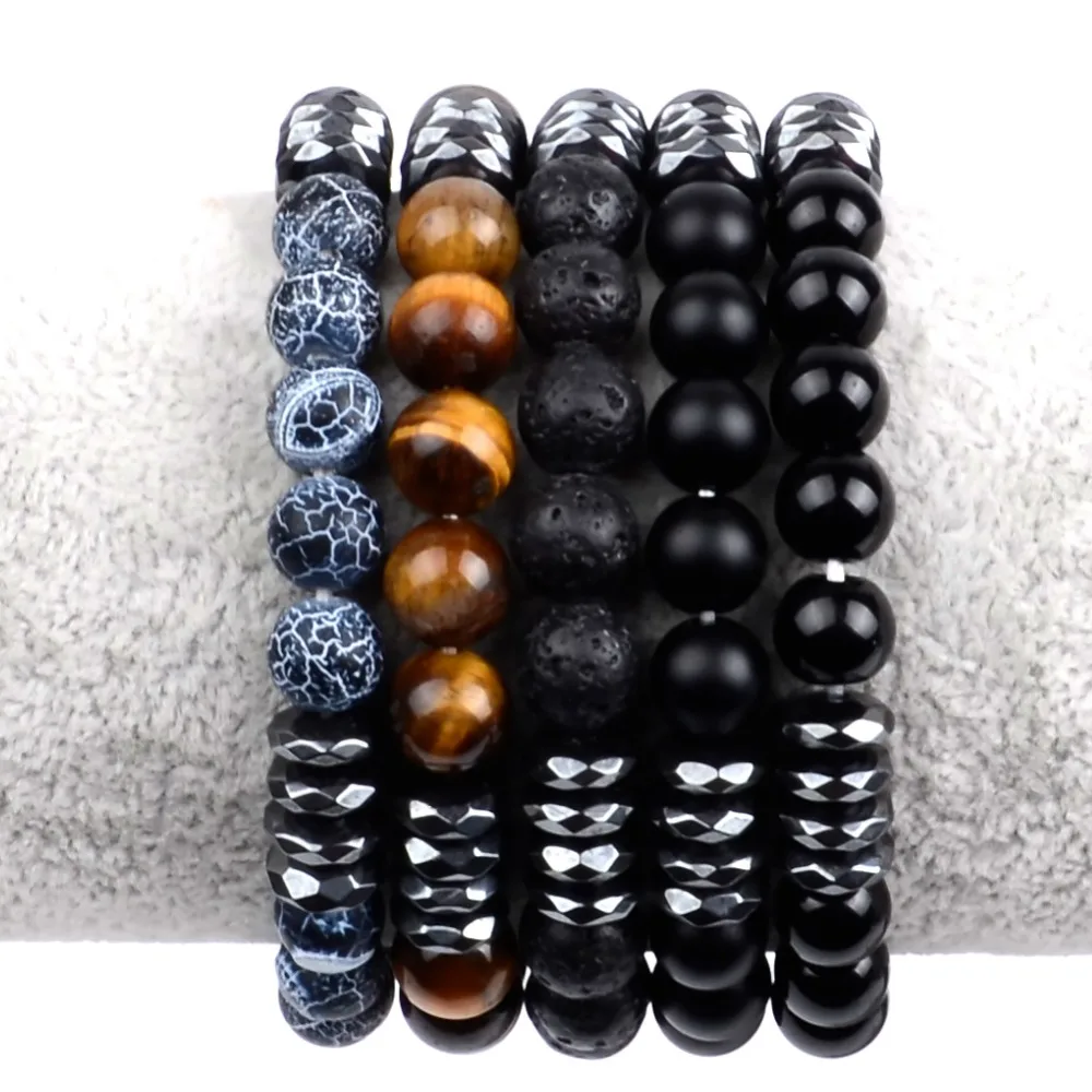 Trendy Men Bracelet Hematite Rondelle Beads Natural Stone Beads Black Lava Rock Stone Bracelet Bangle For Women Men Jewelry
Trendy Men Bracelet Hematite Rondelle Beads Natural Stone Beads Black Lava Rock Stone Bracelet Bangle For Women Men Jewelry