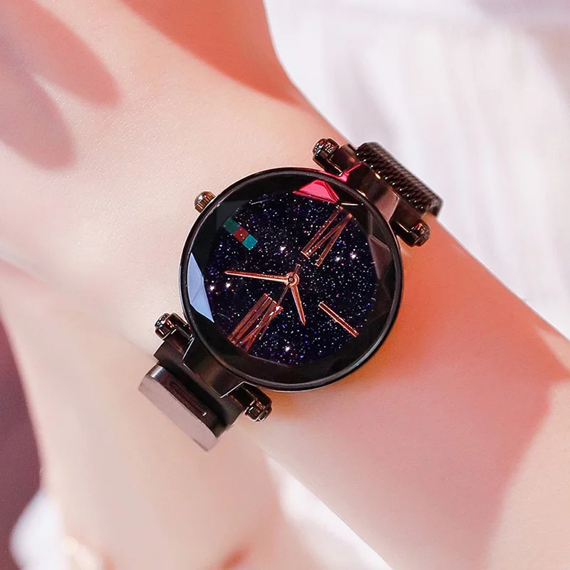 Fashion Female Wristwatch 2019 Best Luxury Rose Gold Women Bracelets Starry Sky Magnetic Roman Numeral Quartz Watch montre femme
Fashion Female Wristwatch 2019 Best Luxury Rose Gold Women Bracelets Starry Sky Magnetic Roman Numeral Quartz Watch montre femme