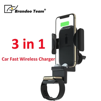 3 in 1 Car Fast Wireless Charger for iPhone Xs Max 10W Vehicle Charging for Apple Watch 1/2/3/4 for Airpods phone
3 in 1 Car Fast Wireless Charger for iPhone Xs Max 10W Vehicle Charging for Apple Watch 1/2/3/4 for Airpods phone